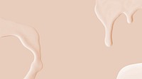 Pastel brown abstract blog banner background