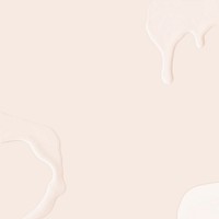 Pastel beige acrylic paint social media background