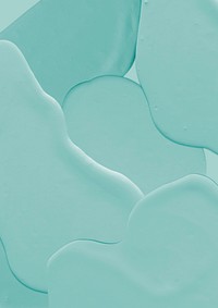 Acrylic paint texture mint blue background