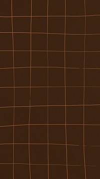 Distorted dark brown square ceramic tile texture background