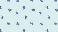 Blueberry fruit pattern pastel background