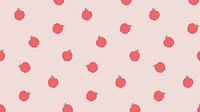 Psd pastel apple pattern background
