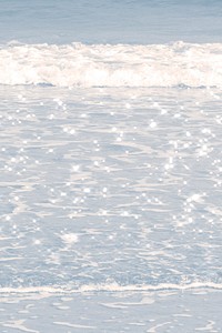 Gray beach waves background image | Free Photo - rawpixel