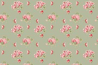 Verbena  floral pattern vintage background
