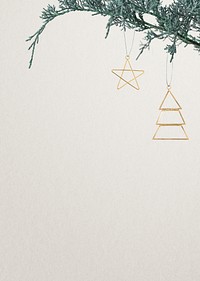 Festive Christmas greeting card with text space