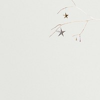 White Christmas social media post background with design space
