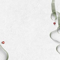 Christmas ribbon social media post background with design space