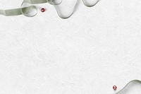 Christmas ribbon social media banner background with design space