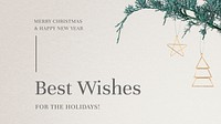 Christmas holiday wish greeting festive background