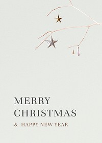 Merry Christmas season&#39;s greetings festive card