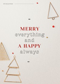Christmas season's greetings festive card