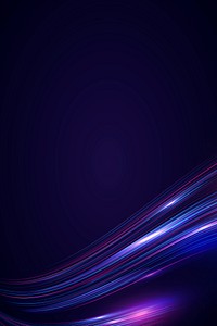 Abstract flowing neon wave background