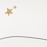Golden stars with plain gray background