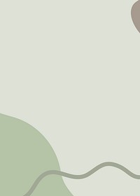 Modern abstract memphis psd cute green pattern banner