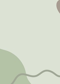 Modern abstract memphis vector cute green pattern banner