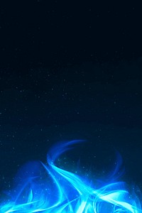 Dramatic blue fire flame vector | Premium Vector - rawpixel