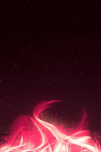 Dramatic red fire flame psd border