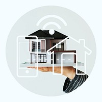 Smart home connection and control with mobile application