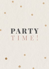 Party editable invitation card template vector celebration background