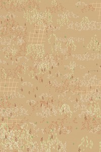 Brown rice field vector background line art social media banner