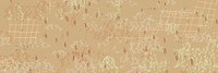 Brown rice field psd background line art email header