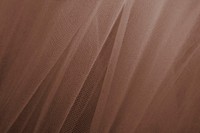 Brown tulle drapery textured background vector