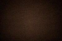 Dark brown corduroy fabric textured background vector