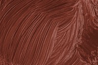 Brownish red oil paint brushstroke textured background vector