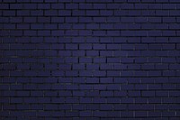 Blue brick wall textured background vector