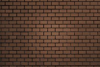 Brown brick wall textured background vector