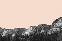Abstract background of minimal mountain range design space