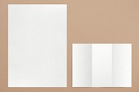 White paper poster with design space