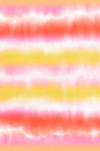 Tie dye background vector with red and yellow stripe pattern