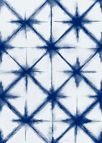 Shibori pattern background vector in indigo blue color