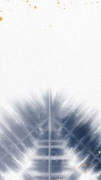 Shibori pattern mobile wallpaper with indigo blue border