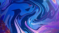 Blue fluid art background vector