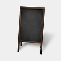 Chalkboard sign with copy space for restaurant