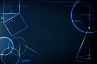 Mathematical and geometric background in gradient blue education remix