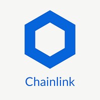 Chainlink blockchain cryptocurrency logo vector open-source finance concept