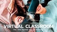 Virtual classroom technology education presentation