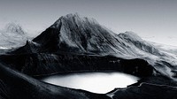 Beautiful mountain lake background remix