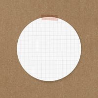 Goodnotes stickers, grid circle note element