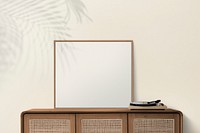 Square photo frame, realistic wall home decor