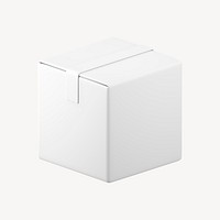 Seal box icon, 3D minimal illustration psd