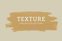 Oil paint brush stroke texture on a canvas textured background vector