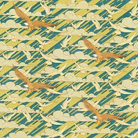 Maurice’s eagle pattern background, vintage bird background, famous artwork remixed by rawpixel