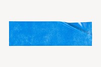 Blue tape, journal collage element psd