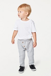 Blonde Kid's tee with sweat pants