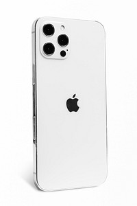 Silver Apple iPhone 12 Pro Max rear view. NOVEMBER 12, 2020 - BANGKOK, THAILAND