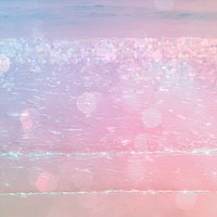 Glittery pastel wave background with design space